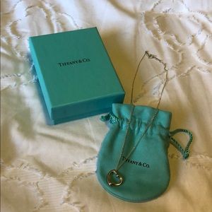 Tiffany Open Heart Pendant Necklace